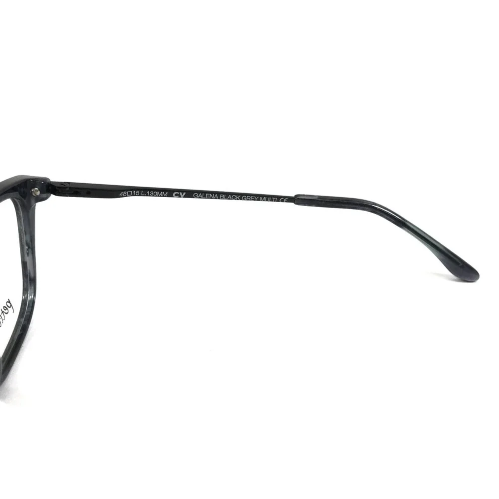 BCBGMAXAZRIA Eyeglasses Frame GALENA BLACK GREY MULTI Cat Eye Full Rim 48-15-130